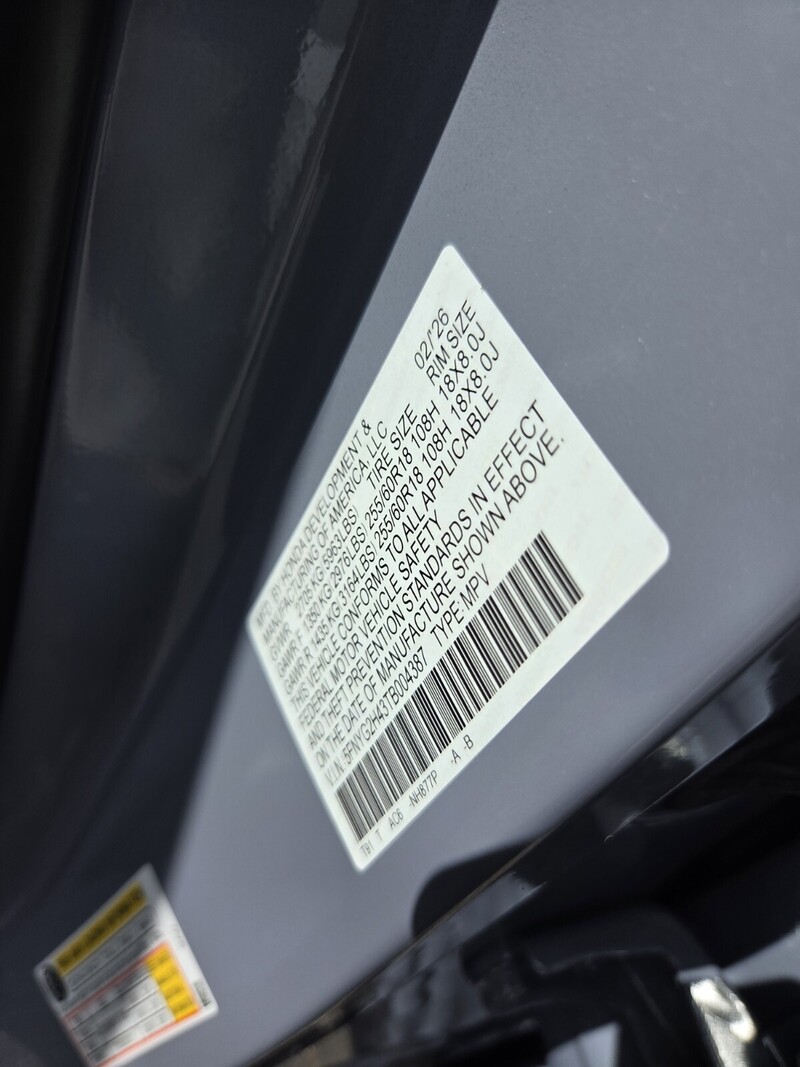 New 2026 Honda Pilot EX-L in JACKSONVILLE, FLORIDA