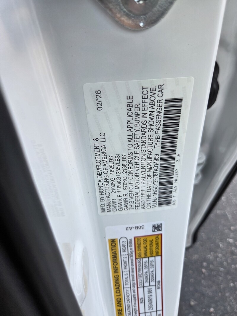 New 2026 Honda Accord Hybrid SPORT-L in JACKSONVILLE, FLORIDA