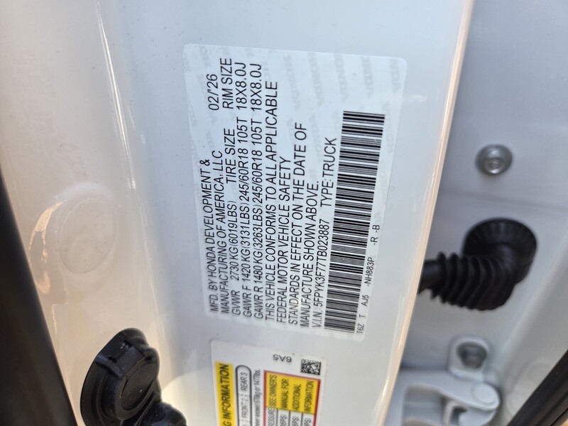 New 2026 Honda Ridgeline TRAILSPORT+ in JACKSONVILLE, FLORIDA