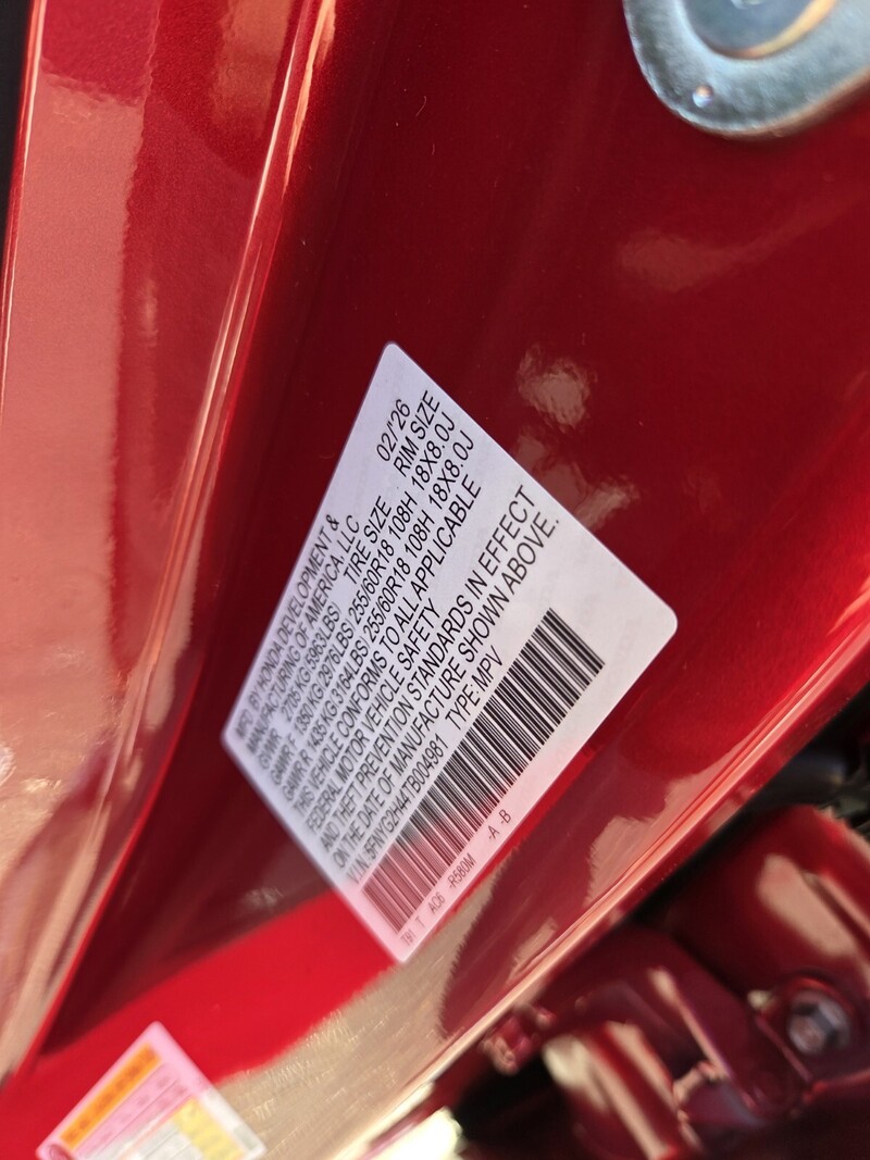 New 2026 Honda Pilot EX-L in JACKSONVILLE, FLORIDA