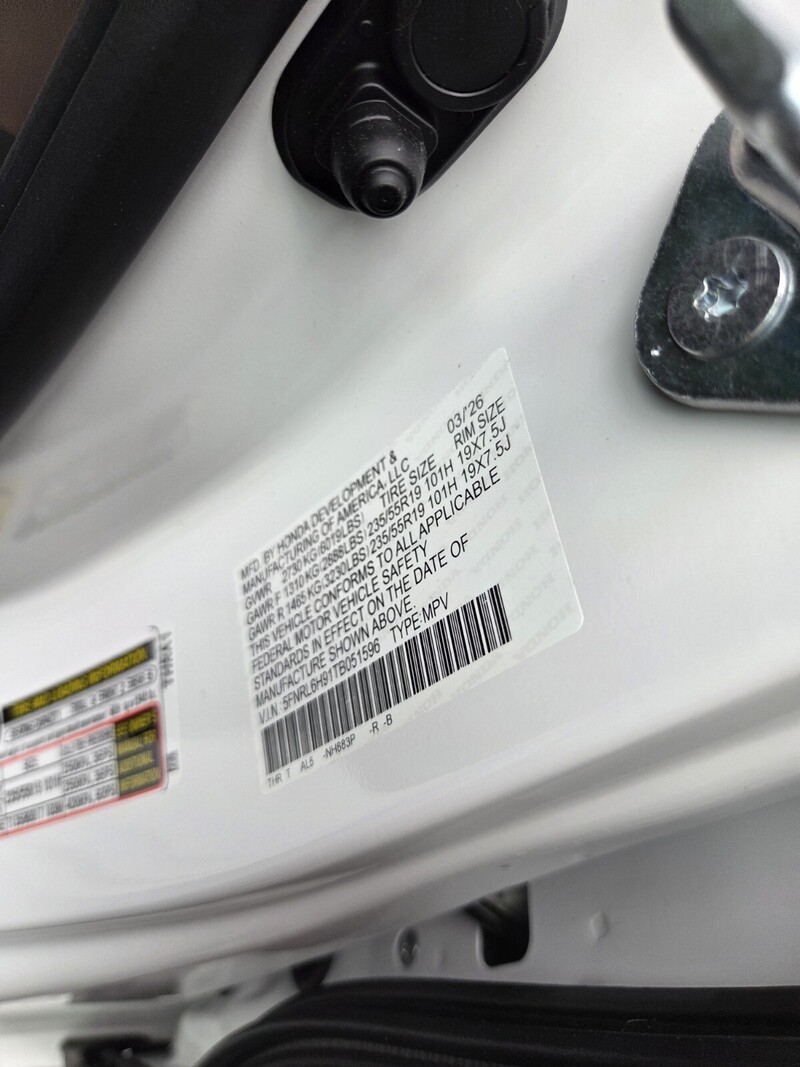 New 2026 Honda Odyssey ELITE in JACKSONVILLE, FLORIDA