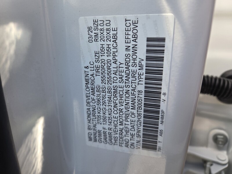 New 2026 Honda Pilot SPORT in JACKSONVILLE, FLORIDA