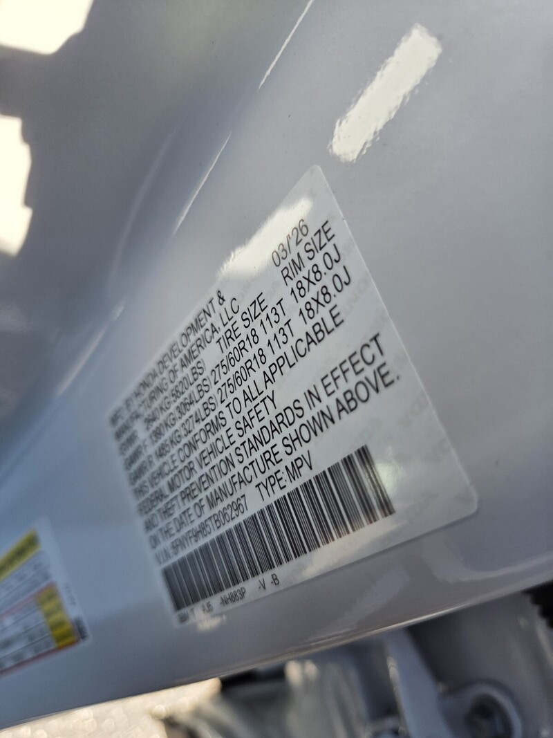 New 2026 Honda Passport TRAILSPORT ELITE BLACKOUT in JACKSONVILLE, FLORIDA