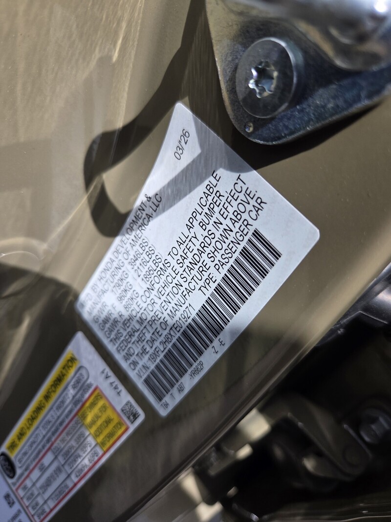 New 2026 Honda Civic Hatchback SPORT in JACKSONVILLE, FLORIDA