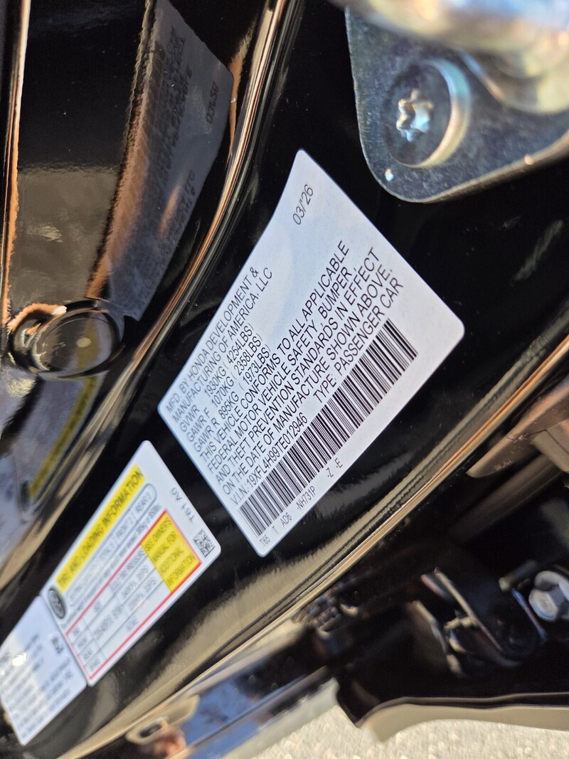 New 2026 Honda CIVIC HATCHBACK HYBRID SPORT TOURING in JACKSONVILLE, FLORIDA