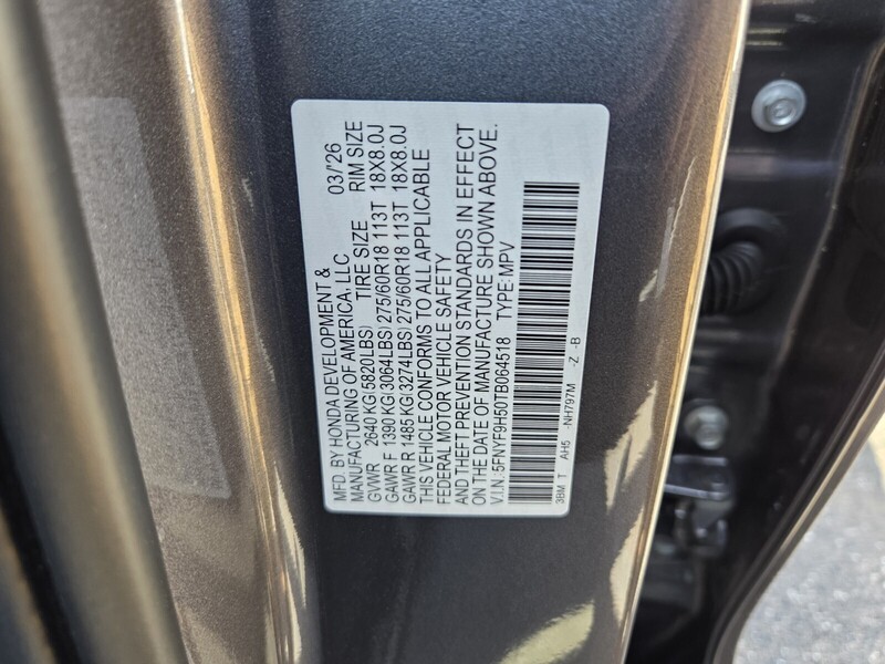 New 2026 Honda Passport TRAILSPORT BLACKOUT in JACKSONVILLE, FLORIDA