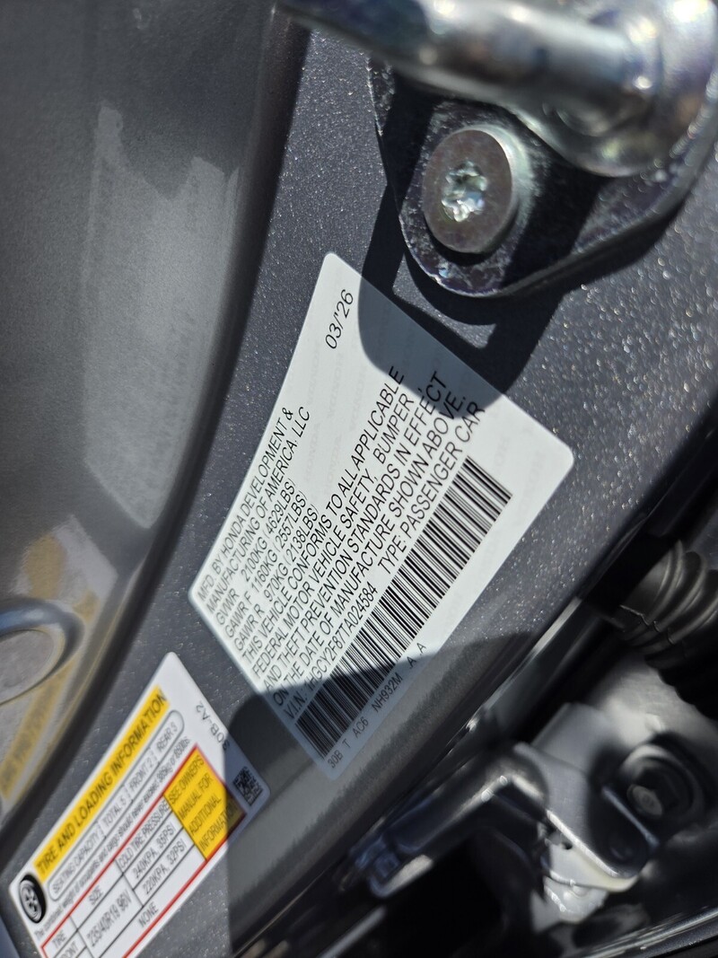New 2026 Honda Accord Hybrid TOURING in JACKSONVILLE, FLORIDA