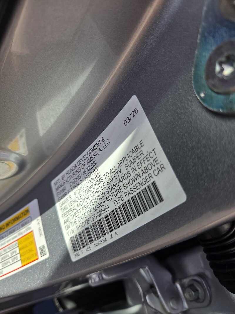 New 2026 Honda Accord Hybrid SPORT-L in JACKSONVILLE, FLORIDA