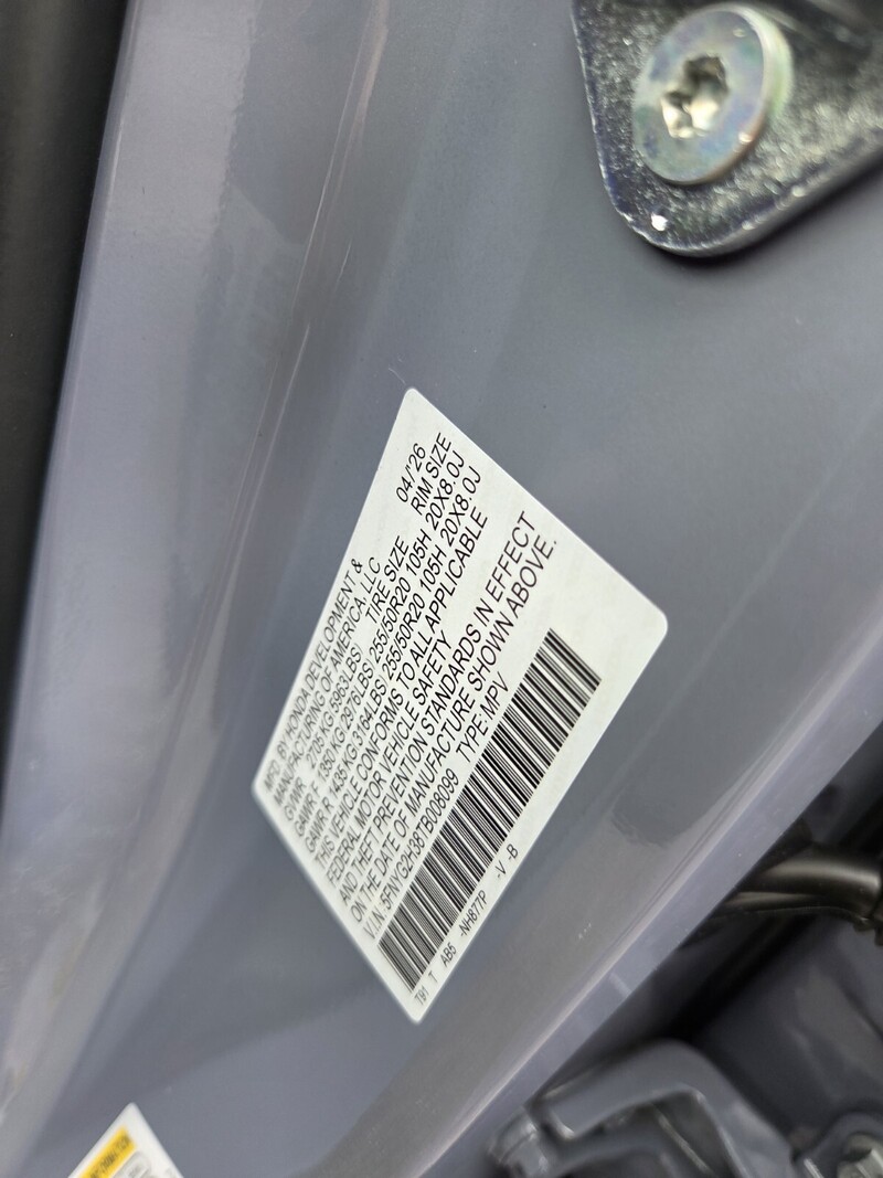 New 2026 Honda Pilot SPORT in JACKSONVILLE, FLORIDA