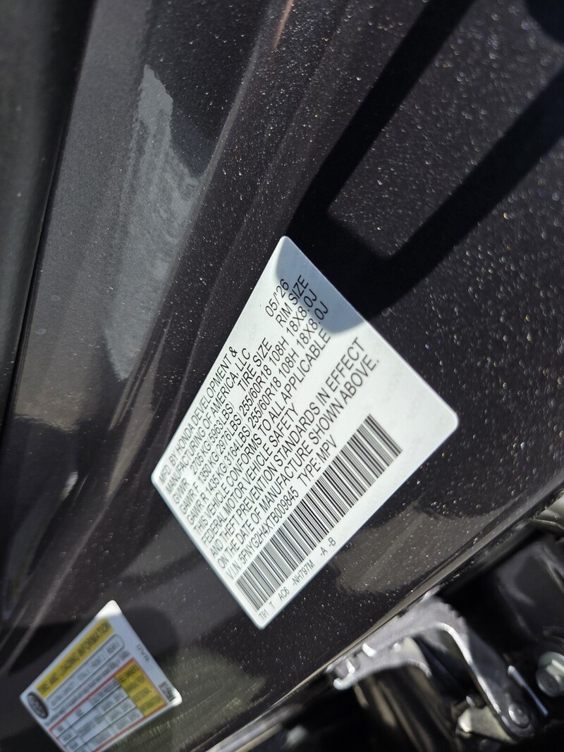 New 2026 Honda Pilot EX-L in JACKSONVILLE, FLORIDA