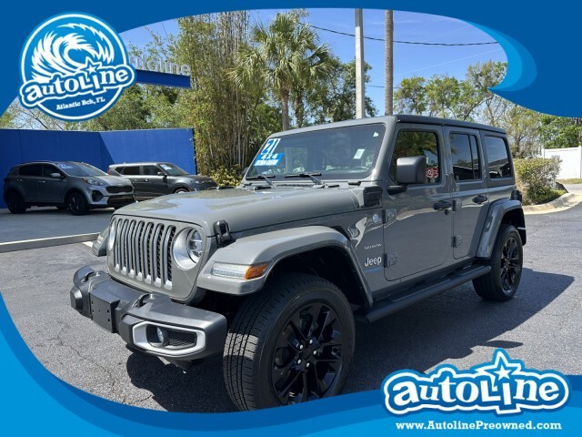 Used 2021 JEEP WRANGLER 4XE UNLIMITED SAHARA in ATLANTIC BEACH, FLORIDA