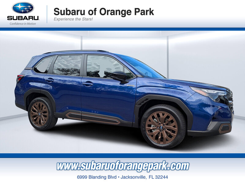 New 2025 SUBARU FORESTER SPORT HYBRID in JACKSONVILLE, FLORIDA
