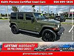 Used 2021 JEEP WRANGLER 4XE UNLIMITED SAHARA 4X4 in JACKSONVILLE, FLORIDA (Photo 1)