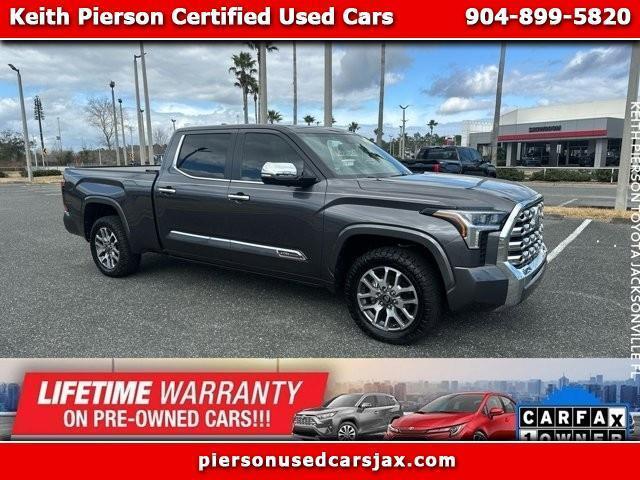 Used 2025 TOYOTA TUNDRA 1794 EDITION CREWMAX 6.5' BED (NATL) in JACKSONVILLE, FLORIDA
