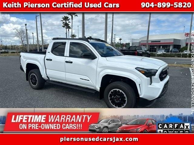 Used 2024 TOYOTA TACOMA SR DOUBLE CAB 5' BED MT (NATL) in JACKSONVILLE, FLORIDA