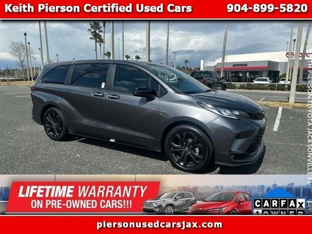 Used 2025 TOYOTA SIENNA XSE FWD 7-PASSENGER (NATL) in JACKSONVILLE, FLORIDA