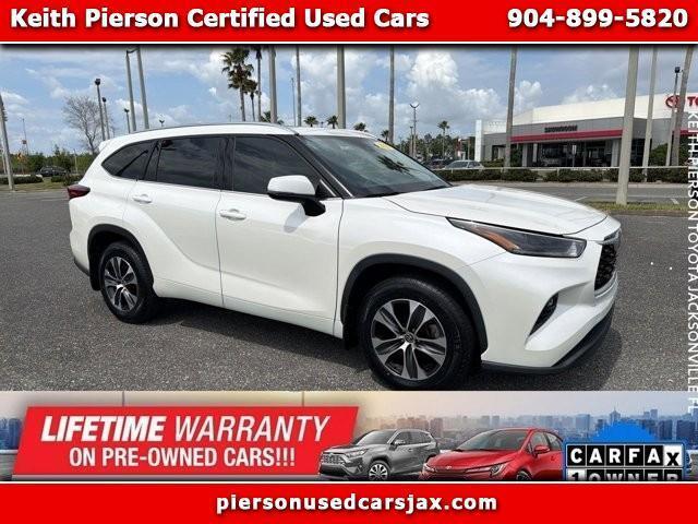 Used 2021 TOYOTA HIGHLANDER XLE AWD (NATL) in JACKSONVILLE, FLORIDA