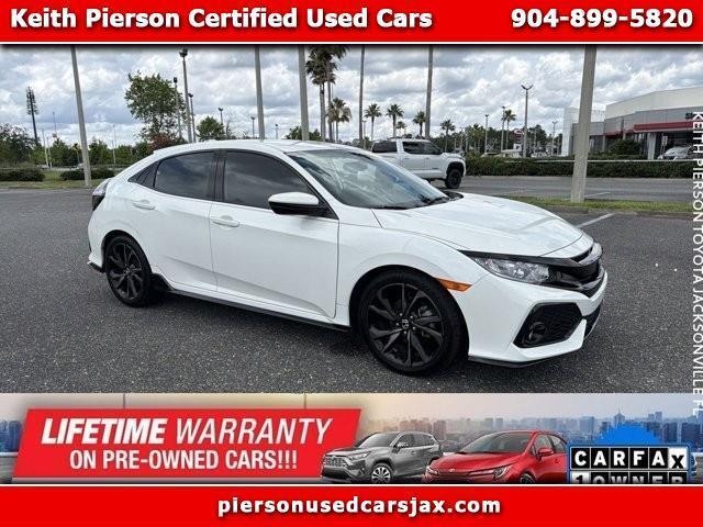 Used 2018 Honda Civic Hatchback SPORT CVT in JACKSONVILLE, FLORIDA
