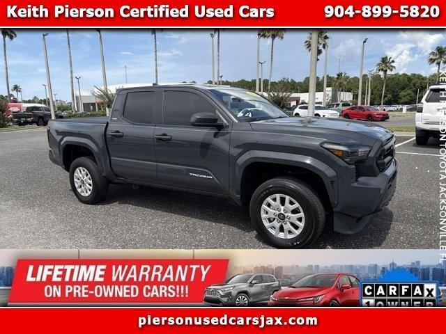 Used 2024 TOYOTA TACOMA SR5 DOUBLE CAB 5' BED AT (NATL) in JACKSONVILLE, FLORIDA