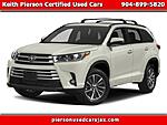 Used 2017 TOYOTA HIGHLANDER XLE V6 FWD (NATL) in JACKSONVILLE, FLORIDA (Photo 1)