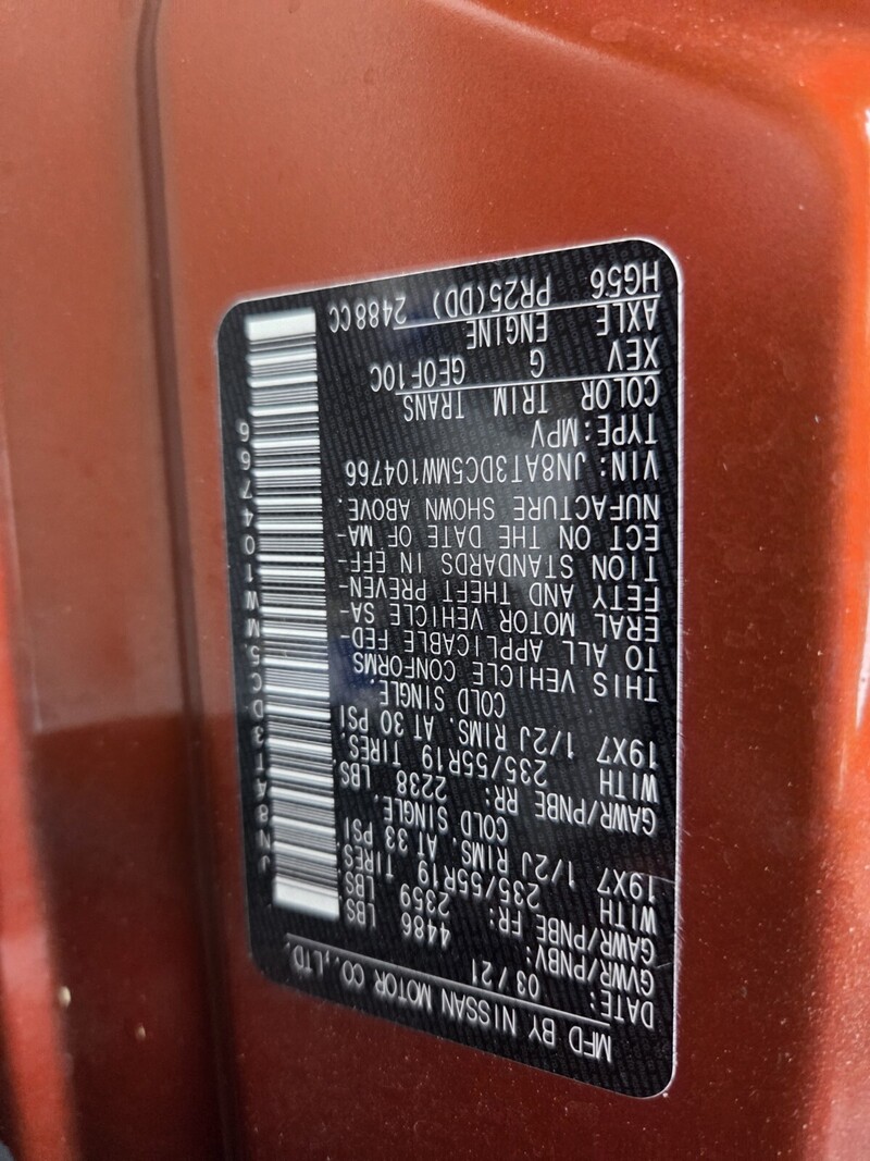 Used 2021 NISSAN ROGUE FWD PLATINUM in JACKSONVILLE, FLORIDA