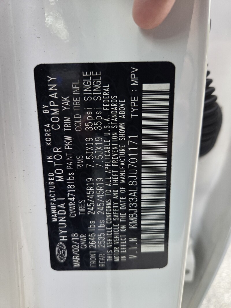 Used 2018 HYUNDAI TUCSON SPORT FWD in JACKSONVILLE, FLORIDA