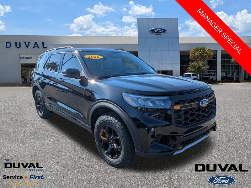New 2026 FORD EXPLORER TREMOR in JACKSONVILLE, FLORIDA