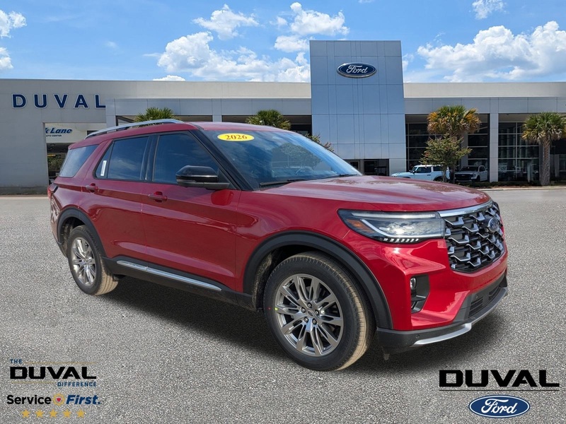 New 2026 FORD EXPLORER PLATINUM in JACKSONVILLE, FLORIDA