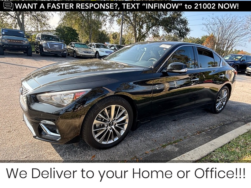 Used 2023 INFINITI Q50 LUXE in JACKSONVILLE, FLORIDA