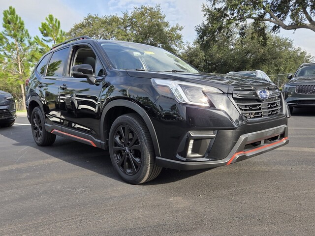 Crystal Black Silica 2024 Subaru Forester SUV / Crossover All-Wheel Drive Continuously Variable Transmission