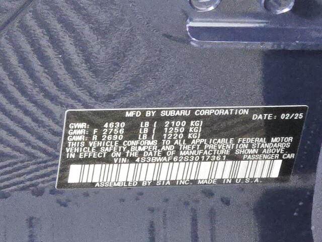 used 2025 Subaru Legacy car, priced at $23,888