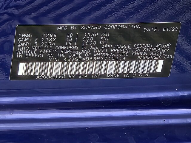 used 2023 Subaru Impreza car, priced at $16,988