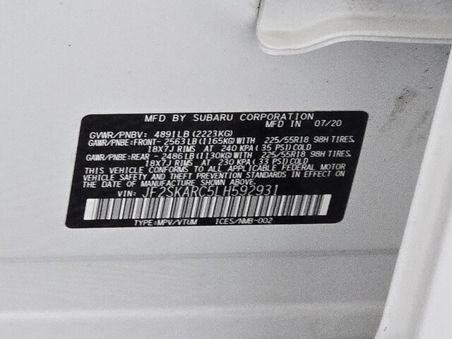 used 2020 Subaru Forester car, priced at $19,488