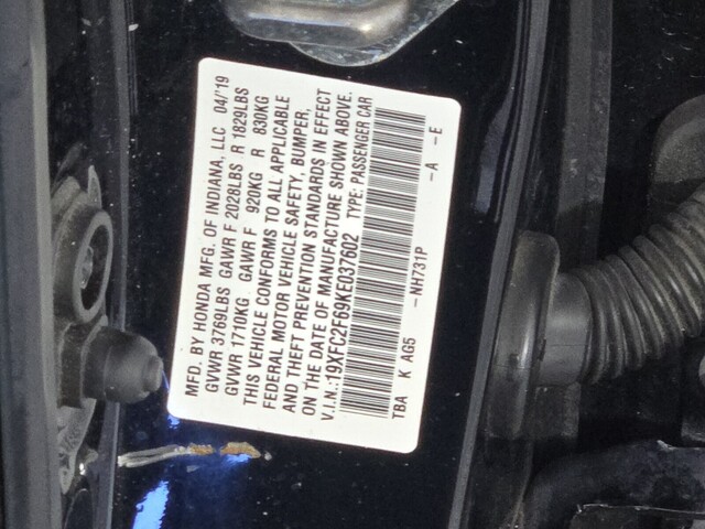 used 2019 Honda Civic car