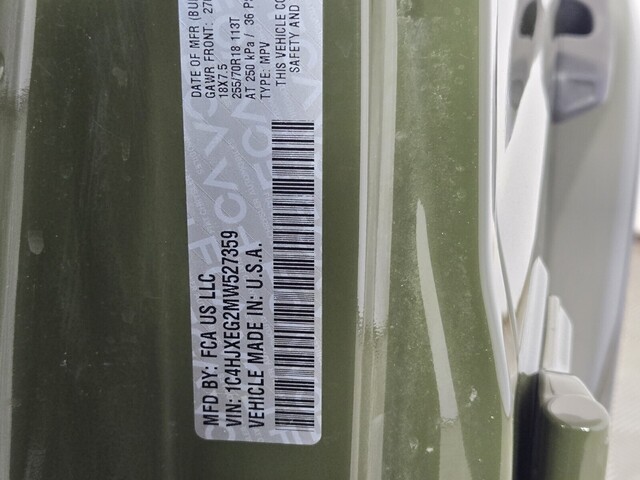 used 2021 Jeep Wrangler car, priced at $26,888