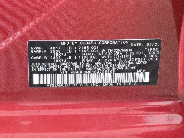 used 2025 Subaru XV Crosstrek car