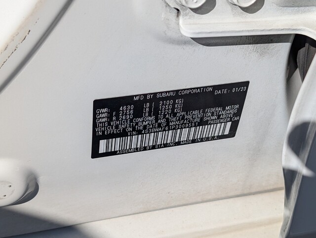 used 2023 Subaru Legacy car, priced at $20,998