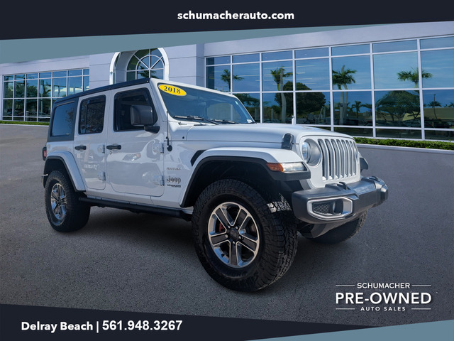 used 2018 Jeep Wrangler Unlimited car, priced at $19,998