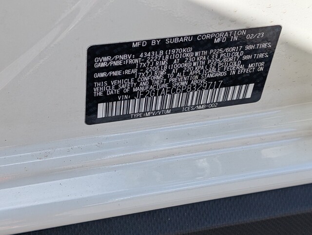 used 2023 Subaru XV Crosstrek car, priced at $21,888