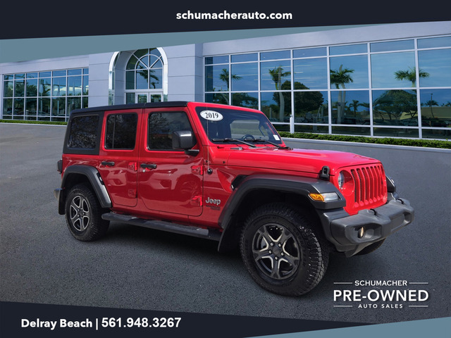used 2019 Jeep Wrangler Unlimited car, priced at $17,988