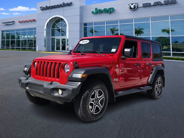 used 2019 Jeep Wrangler Unlimited car, priced at $14,777
