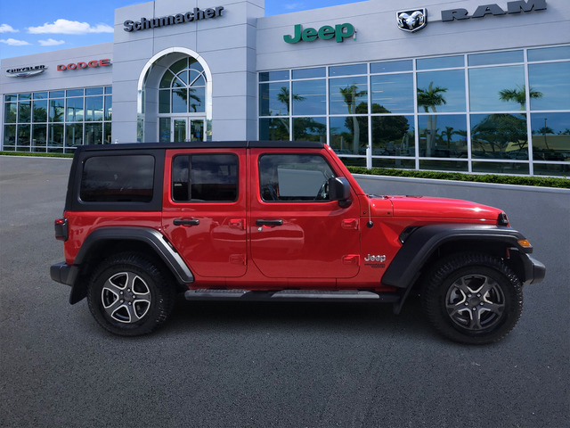 used 2019 Jeep Wrangler Unlimited car, priced at $14,777