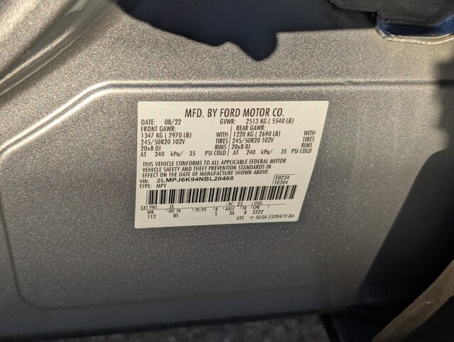 used 2022 Lincoln Nautilus car, priced at $29,888