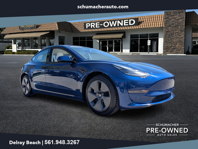 used 2021 Tesla Model 3 car, priced at $20,888