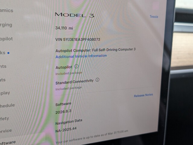 used 2023 Tesla Model 3 car, priced at $24,777