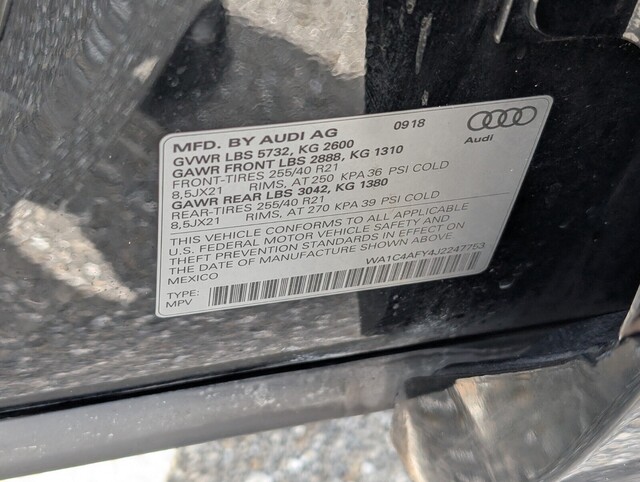 used 2018 Audi SQ5 car, priced at $20,998