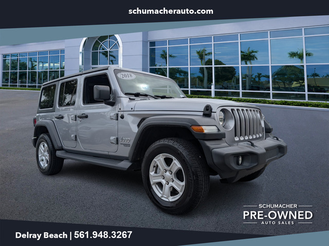 used 2018 Jeep Wrangler Unlimited car, priced at $19,998