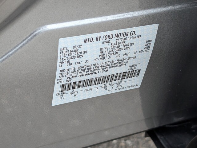 used 2022 Lincoln Nautilus car, priced at $31,888