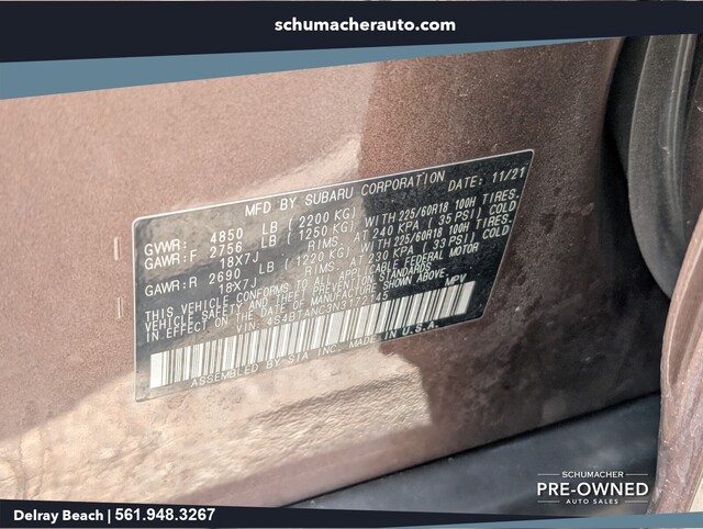 used 2022 Subaru Outback car, priced at $21,766
