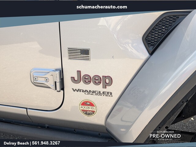 used 2020 Jeep Wrangler Unlimited car, priced at $28,488